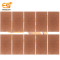 15cm x 8.5cm Copper Clad Single Side 1mm Pitch General Purpose Printed Circuit (PCB) Pack of 10